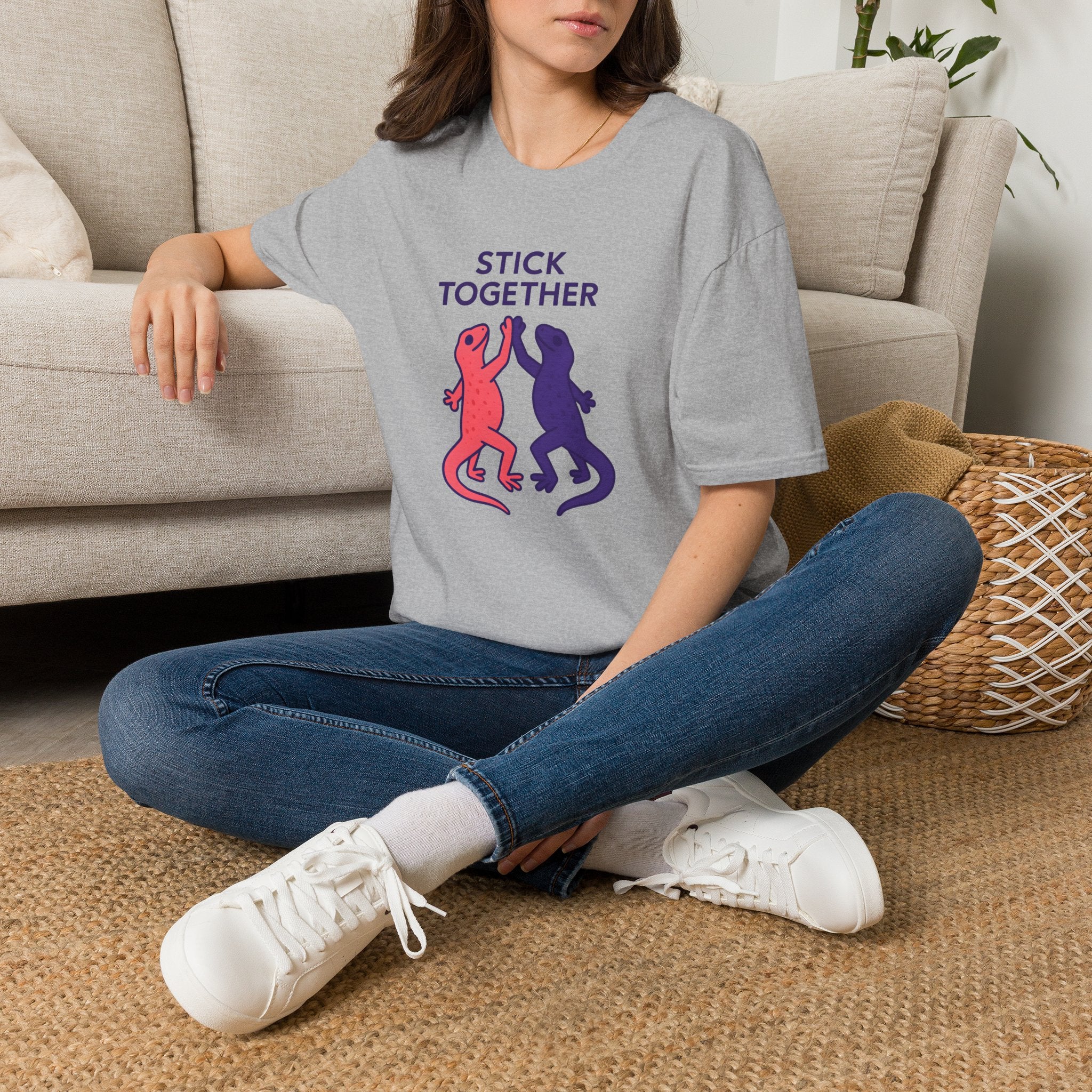 Lizards Stick Together T-Shirt