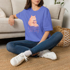 Cat with Coffee Cup T-Shirt