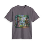Stay Pawsitive Dog T‑Shirt — Cute Paw Print Graphic Tee